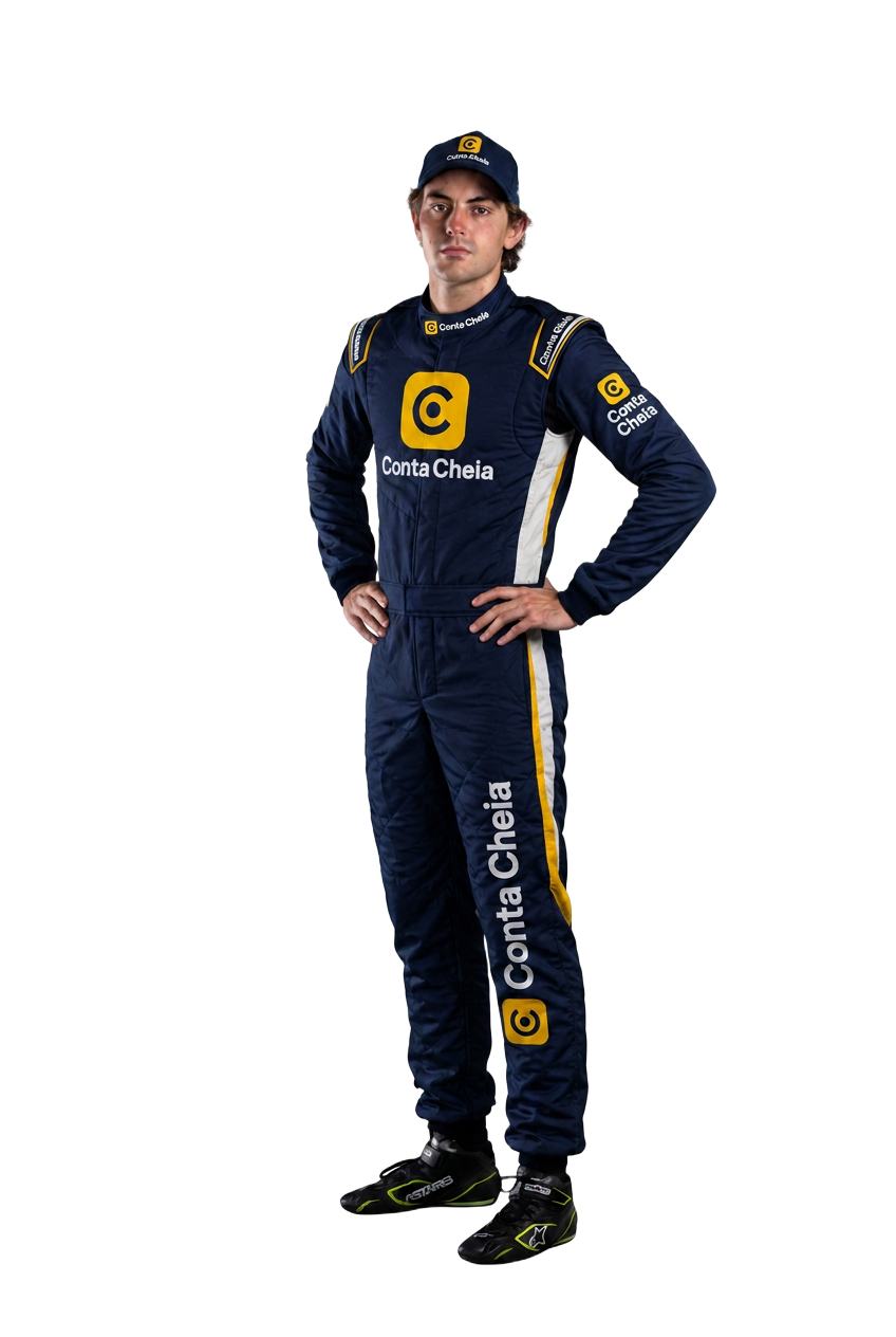 Zezinho Muggiatti, piloto da Stock Car Brasil e embaixador do Conta Cheia